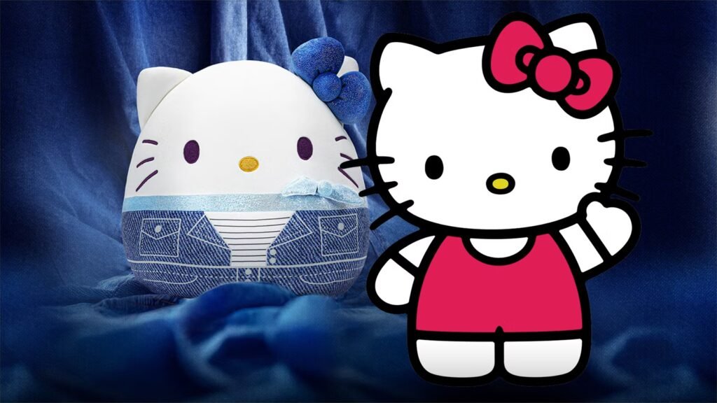 Hello Kitty Loses Trademark Red for Big Blue Update With the Purrfect Fit for Denim Fans