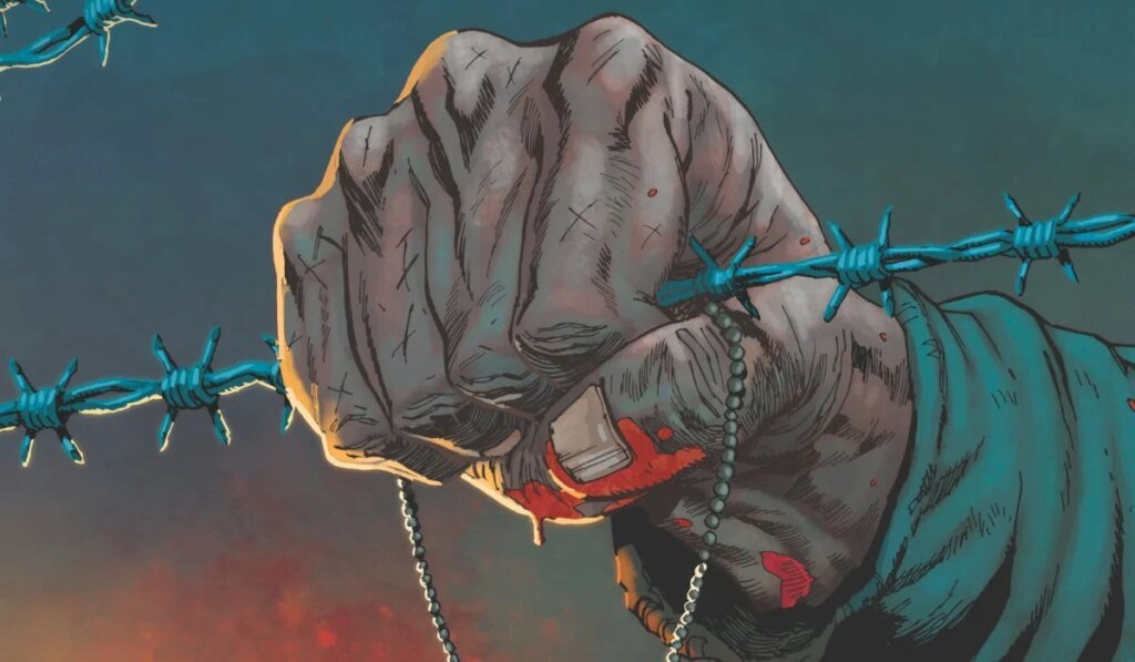 Russell and Holden revisit WWII in DOG TAG