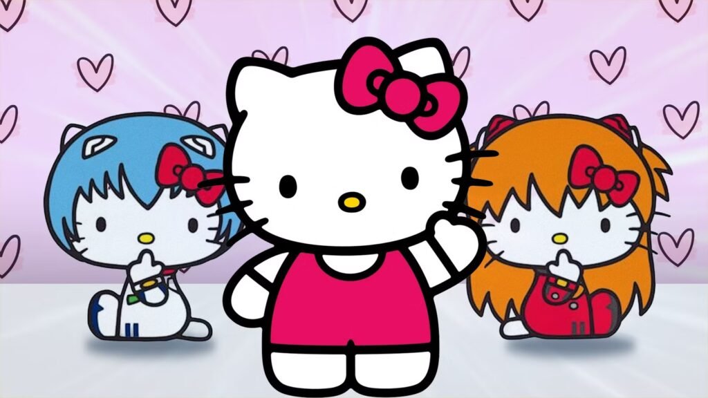Sanrio's Hello Kitty Goes Mecha With Evangelion's Most Kawaii Crossover Ever