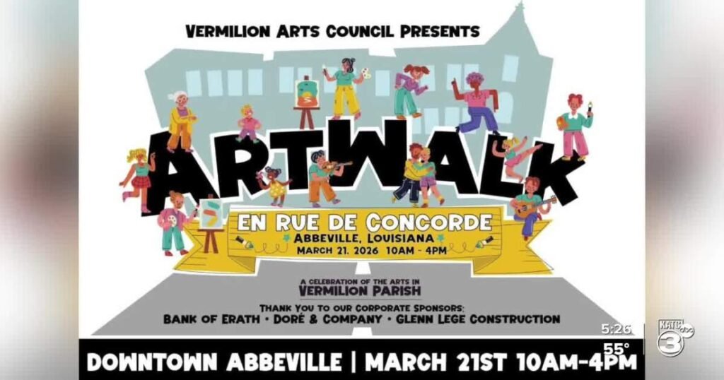 Art, culture and heritage set to come together for Abbeville's Artwalk