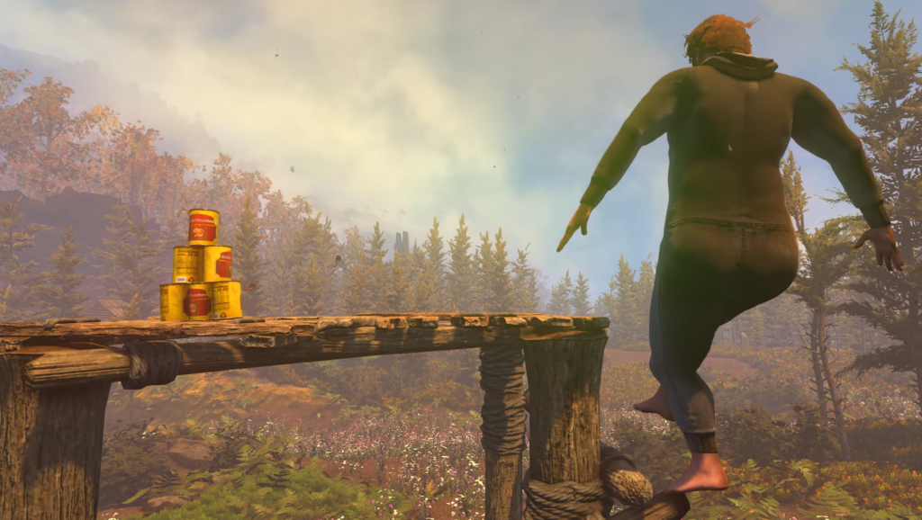 Baby Steps' designers trolled players by placing stacks of cans at the top of 'plausible' climbing challenges they didn't even bother testing, and players managed to climb them all—except one