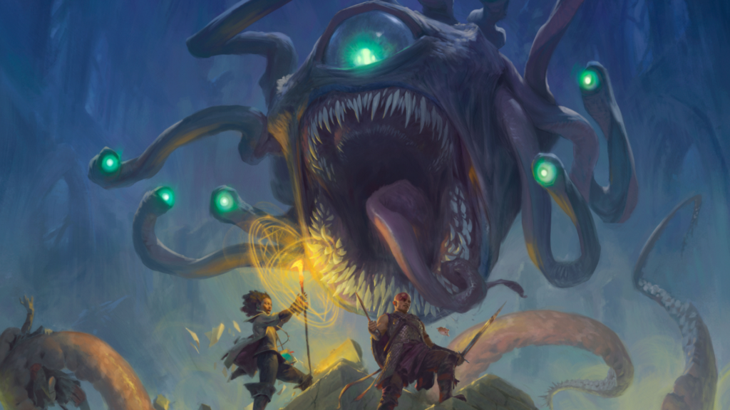 D&D Beyond’s slick new online character creator lets you make a hero in seconds A beholder opens it spiked maw to devour some unwitting adventurers in D&D's 2024 Monster Manual.