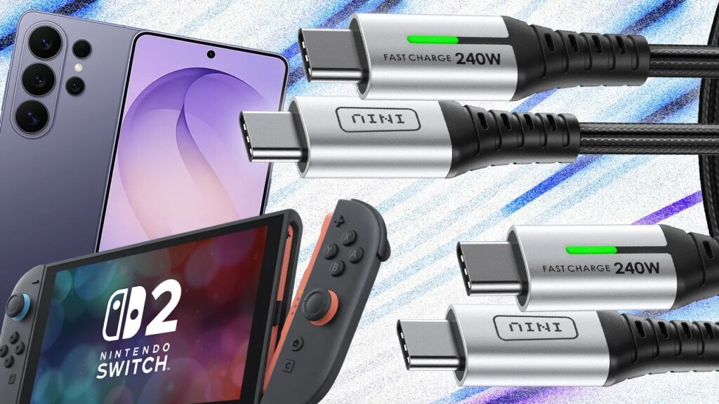 Get a 2-Pack of 6.6ft USB Type-C Cables for $5.99 ($3 Per Cable)