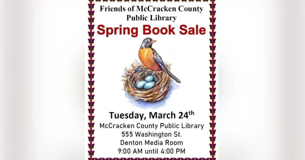 McCracken County Library to hold spring book sale on March 24 | News