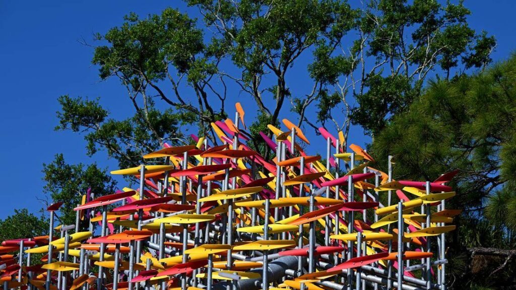 New public art sculpture debuts on Bradenton Riverwalk in FL