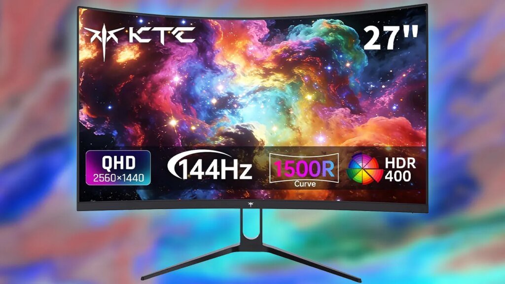 The 27" KTC QHD 144Hz Gaming Monitor Drops to $83 During the Amazon Spring Sale