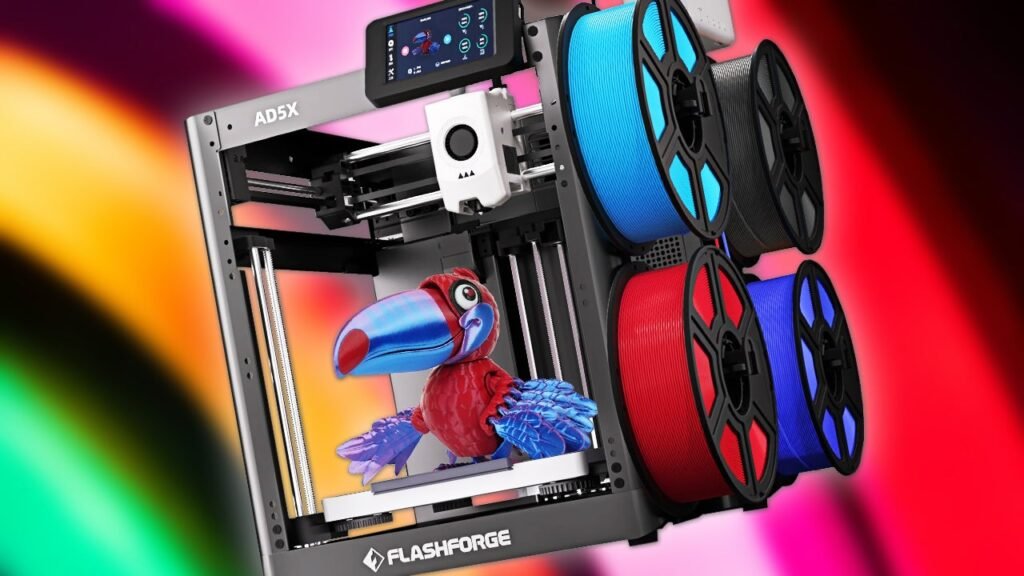 The FlashForge AD5X Is One of the Best Multi-Color 3D Printers Priced Below $300