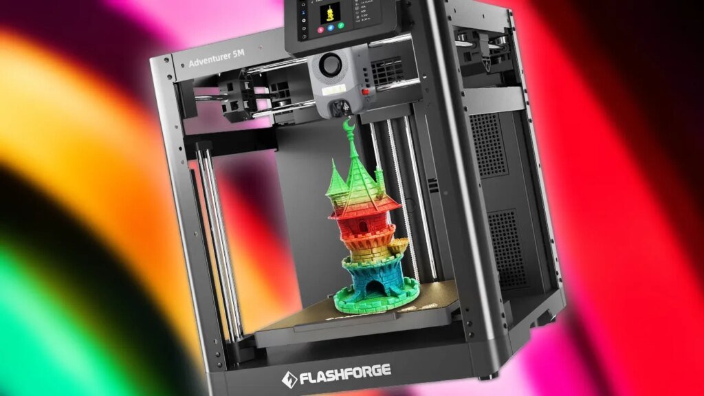 The FlashForge Adventure 5M CoreXY 3D Printer Drops to Just $176 with Free Delivery