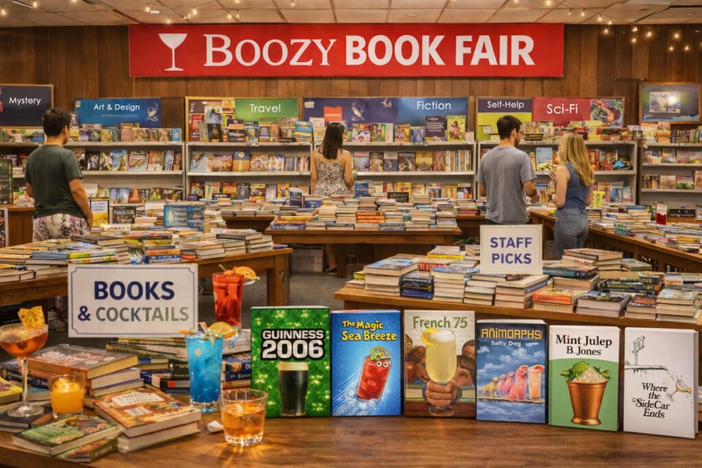 A Boozy Book Fair is Coming to Boston This Summer