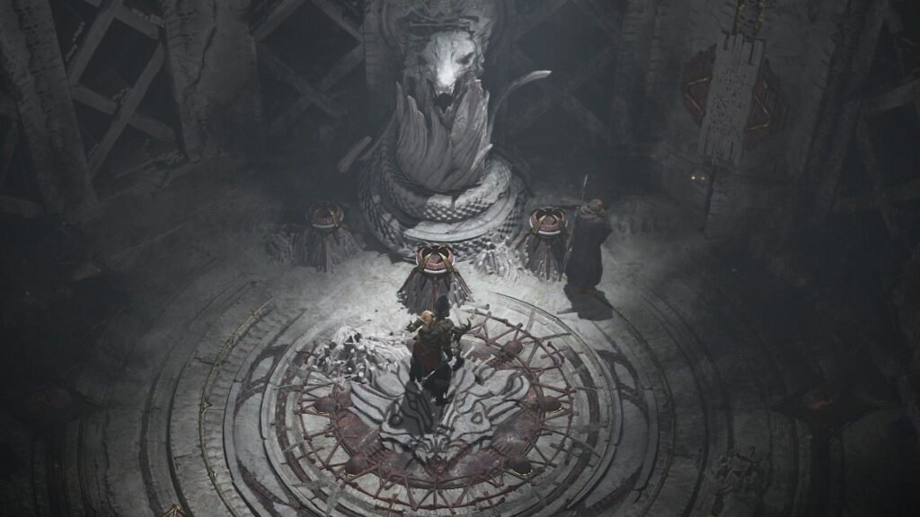 Diablo 4 Rathma's puzzle - Statue