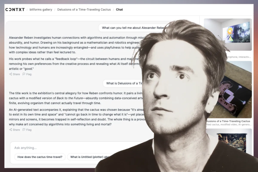 Interview: Lukas Amacher Is Building a Chatbot for the Art World