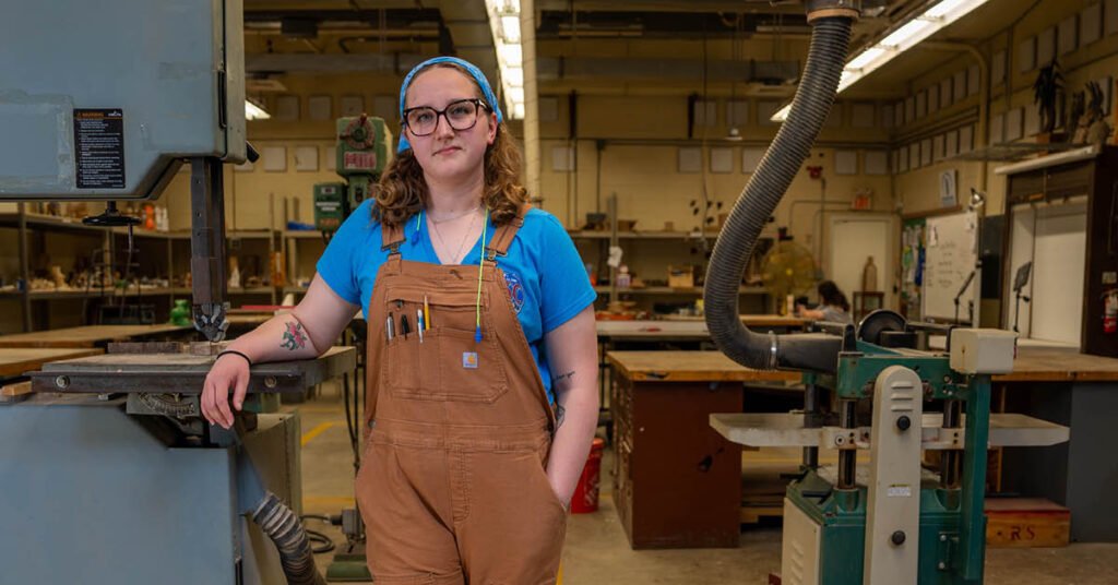 Misbehaving on purpose: Kaitlyn Linneman finds freedom in studio art | Rowan Today