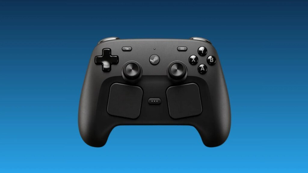 Steam Controller w Valve Background