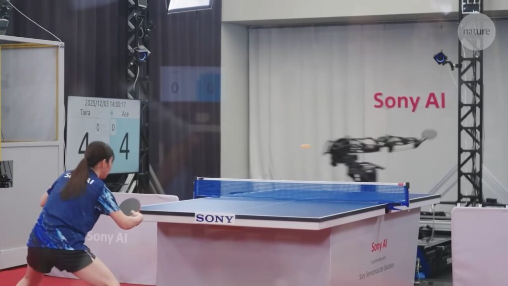 Sony's terrifyingly fast robot arm is finally beating pro-level table tennis players at their own game