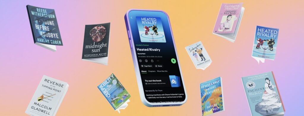Spotify now sells printed books through its app in the U.S. and U.K.