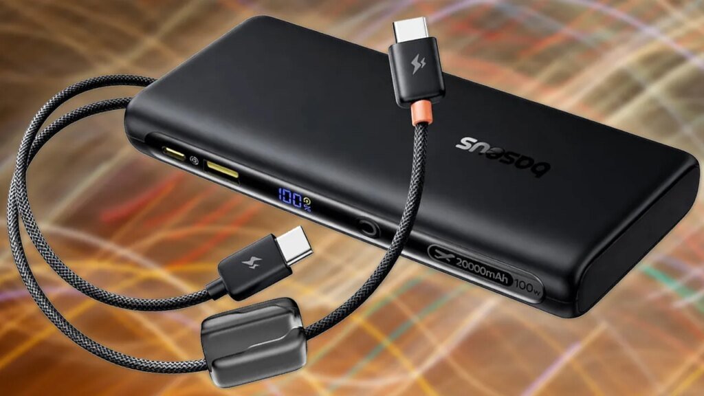 The Baseus 20,000mAh 100W Power Bank With Dual USB-C Cables Drops to Just $39.99 The Baseus 20,000mAh 100W Power Bank With Dual USB-C Cables Drops to Just $39.99