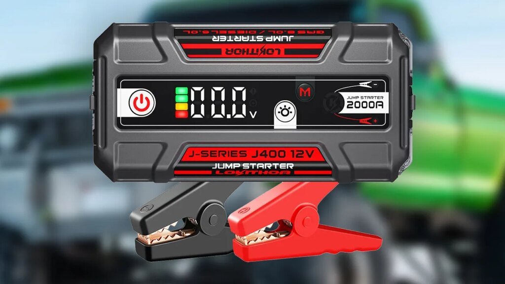 The Lokithor J400 12V Cordless Lithium Car Jump Starter Drops to Under $35