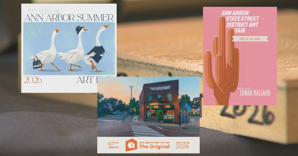 Ann Arbor Art Fair unveils commemorative posters for 2026 festival