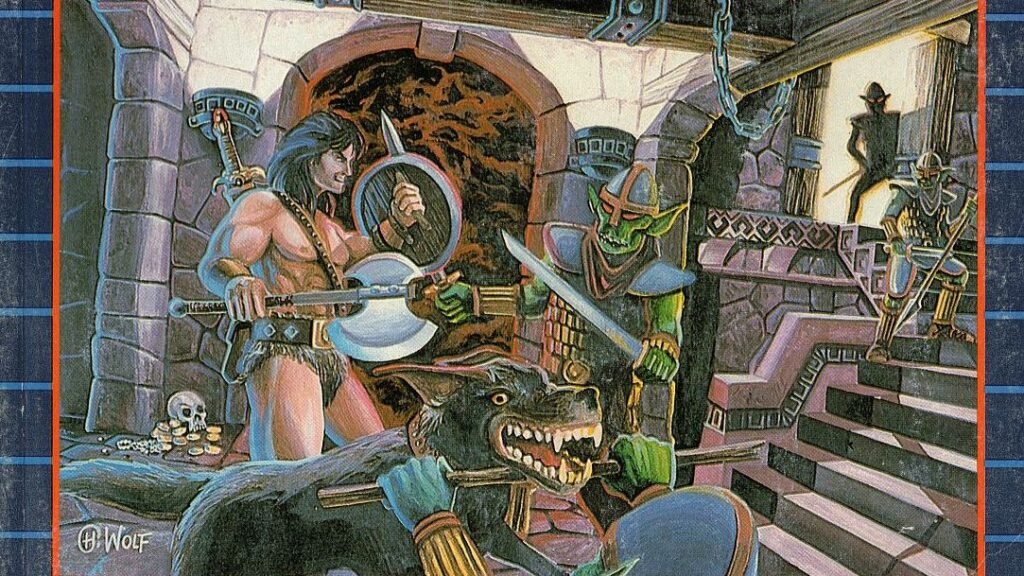 Cover art from a German NetHack guidebook