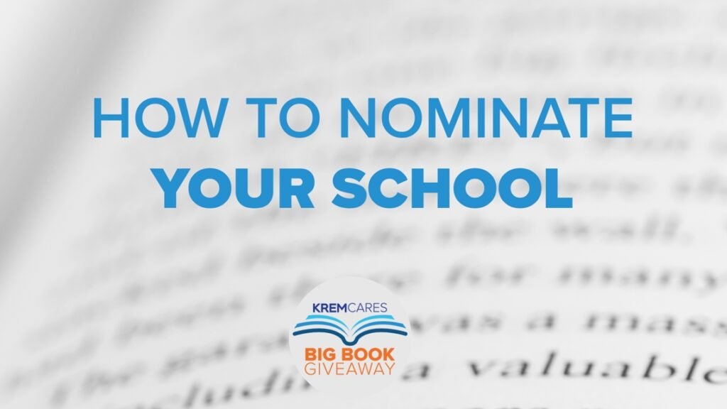 Nominate your school to be part of the 2026 KREM Cares Big Book Giveaway
