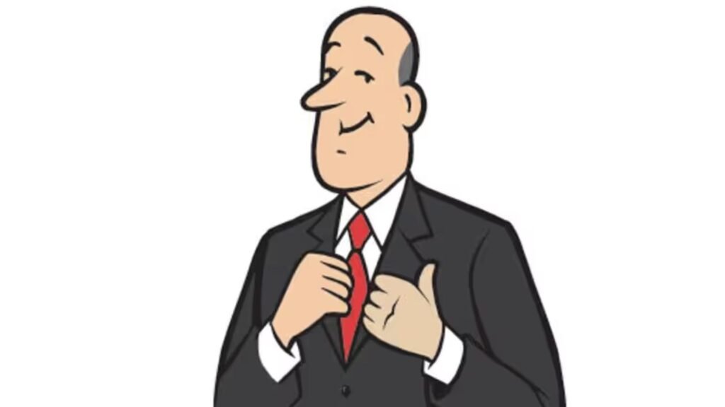 Former ask.com mascot Jeeves, a cartoon butler.