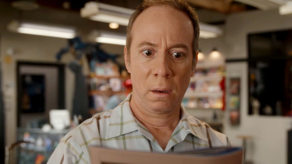 Kevin Sussman as Stuart in Stuart Fails to Save the Universe