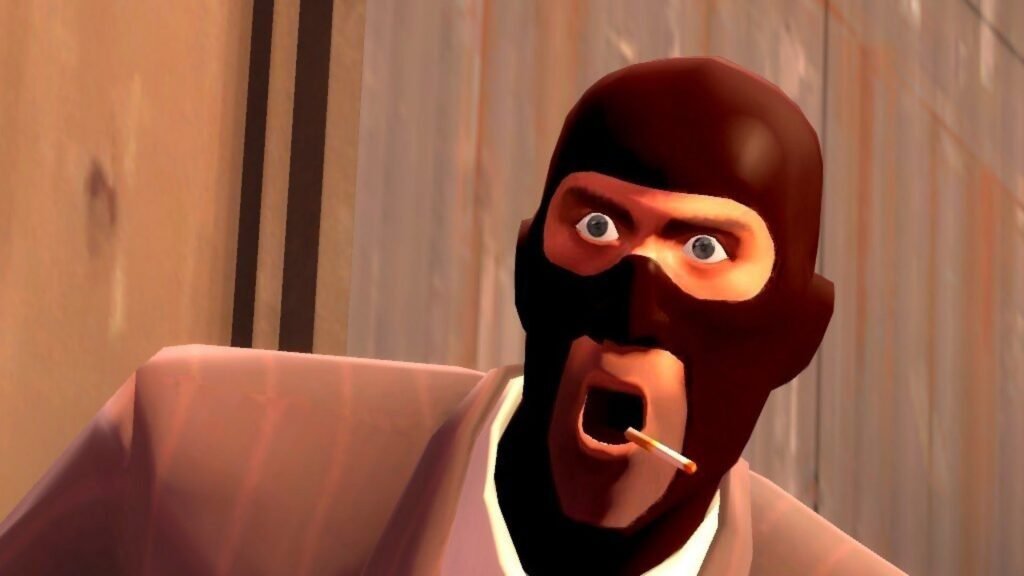 Alright, who’s the joker trying to charge $100 on Steam for an almost entirely AI-generated game? Team Fortress Spy being shocked
