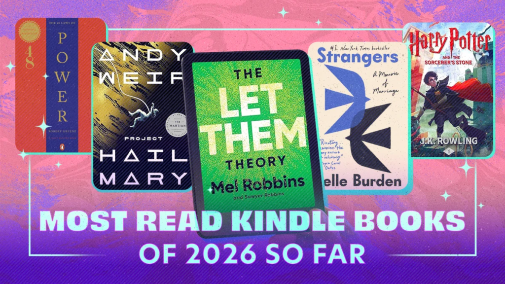Most read Kindle books of 2026 (so far)