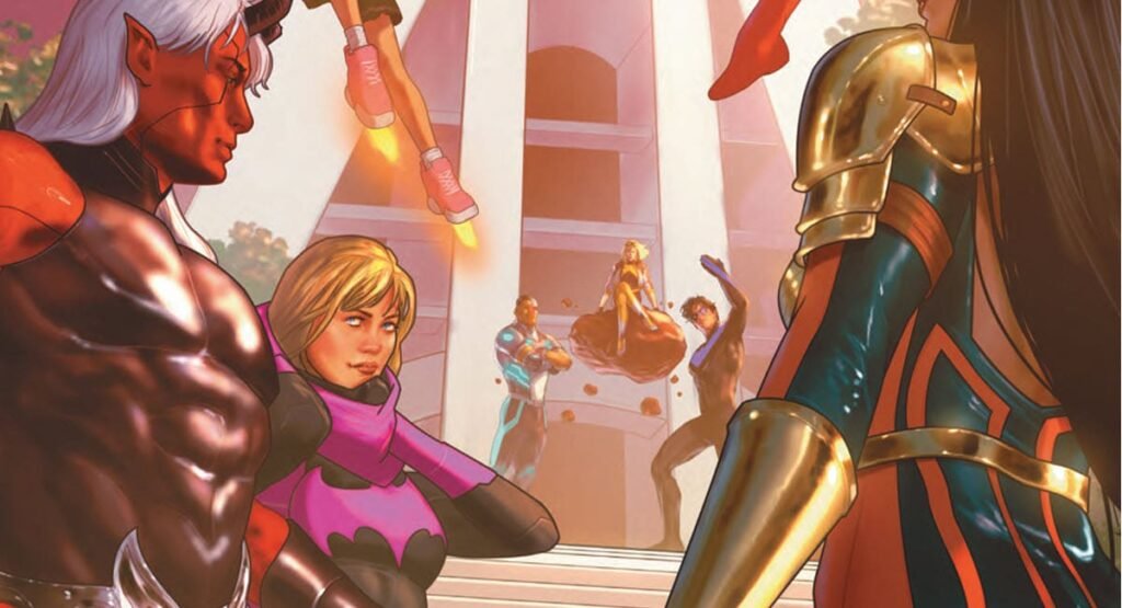 NEW TITANS #36 showcases the team's refreshed lineup