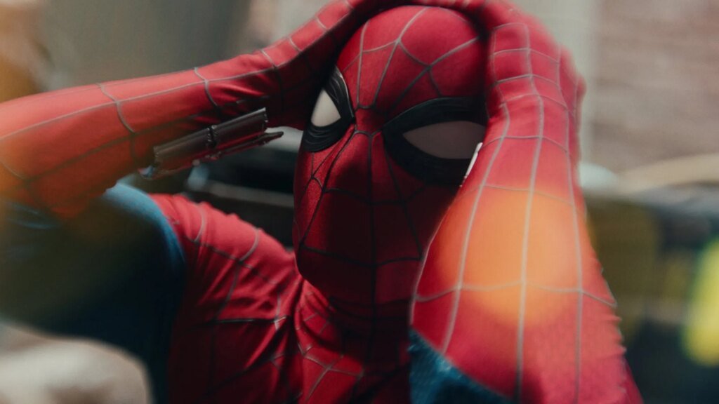 Spider-Man holding head in Brand New Day