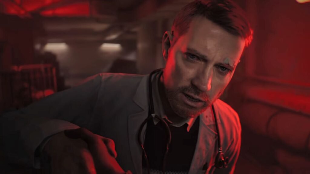 Scientist wishing you luck as you go off to be killed by zombies