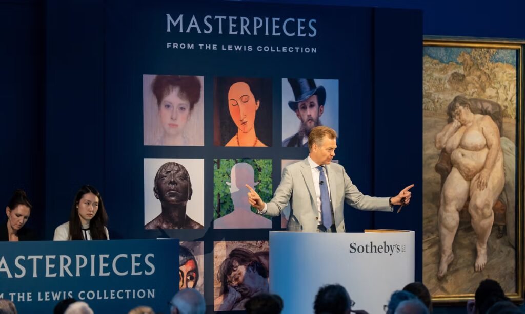 Sotheby's auction of Joe Lewis collection breaks record for most expensive sold in UK - The Art Newspaper