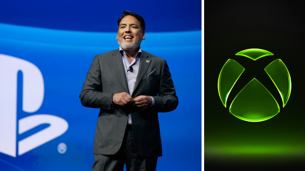 Xbox’s latest tactics display ‘a basic misunderstanding of how the interactive entertainment world moves’, says former PlayStation exec Former Sony exec Shawn Layden standing next to the Xbox logo