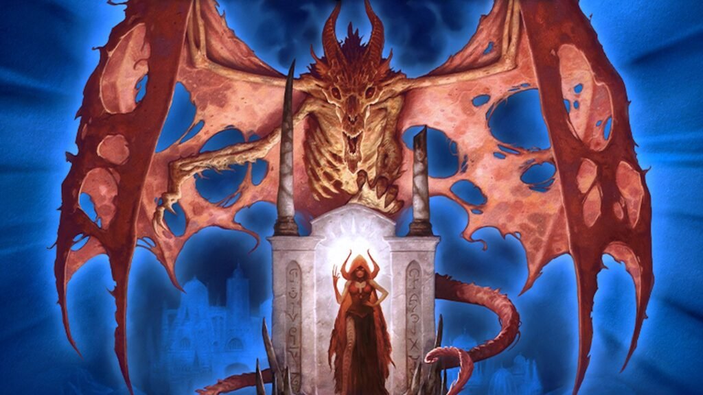 A forgotten dungeon crawler from the Baldur’s Gate era is coming to Steam and GOG for the first time ever Pool of Radiance: Ruins of Myth Drannor box art - lich dragon standing over evil sorceress