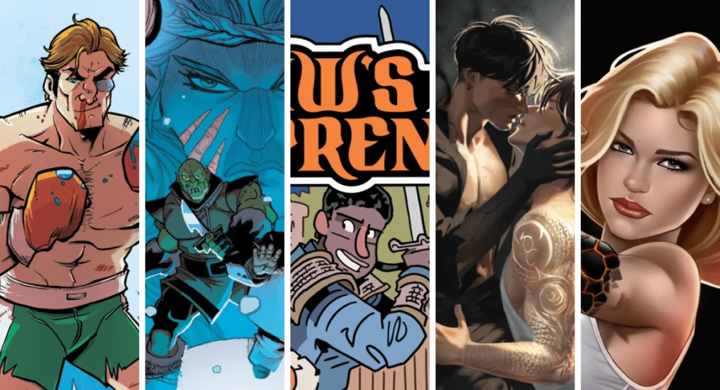GHOSTBRAWLER, GRAWLGORE & SHANKS, OUTLAWS APPRENTICE, and three more series you’ll love! Diego Higuera