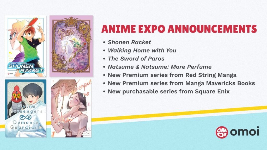 Omoi Manga Platform Reveals Four New Exclusive Series and Expanded Catalog at Anime Expo 2026