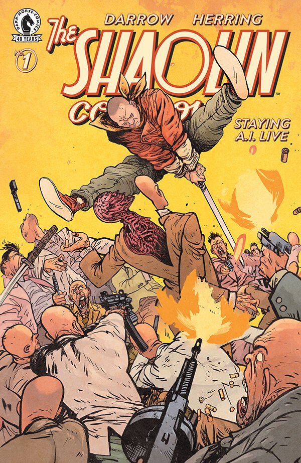 Shaolin Cowboy: Staying A.I.Live #1 (Daniel Warren Johnson Variant Cover) :: Profile :: Dark Horse Comics Shaolin Cowboy: Staying A.I.Live #1 (Daniel Warren Johnson Variant Cover) :: Profile :: Dark Horse Comics